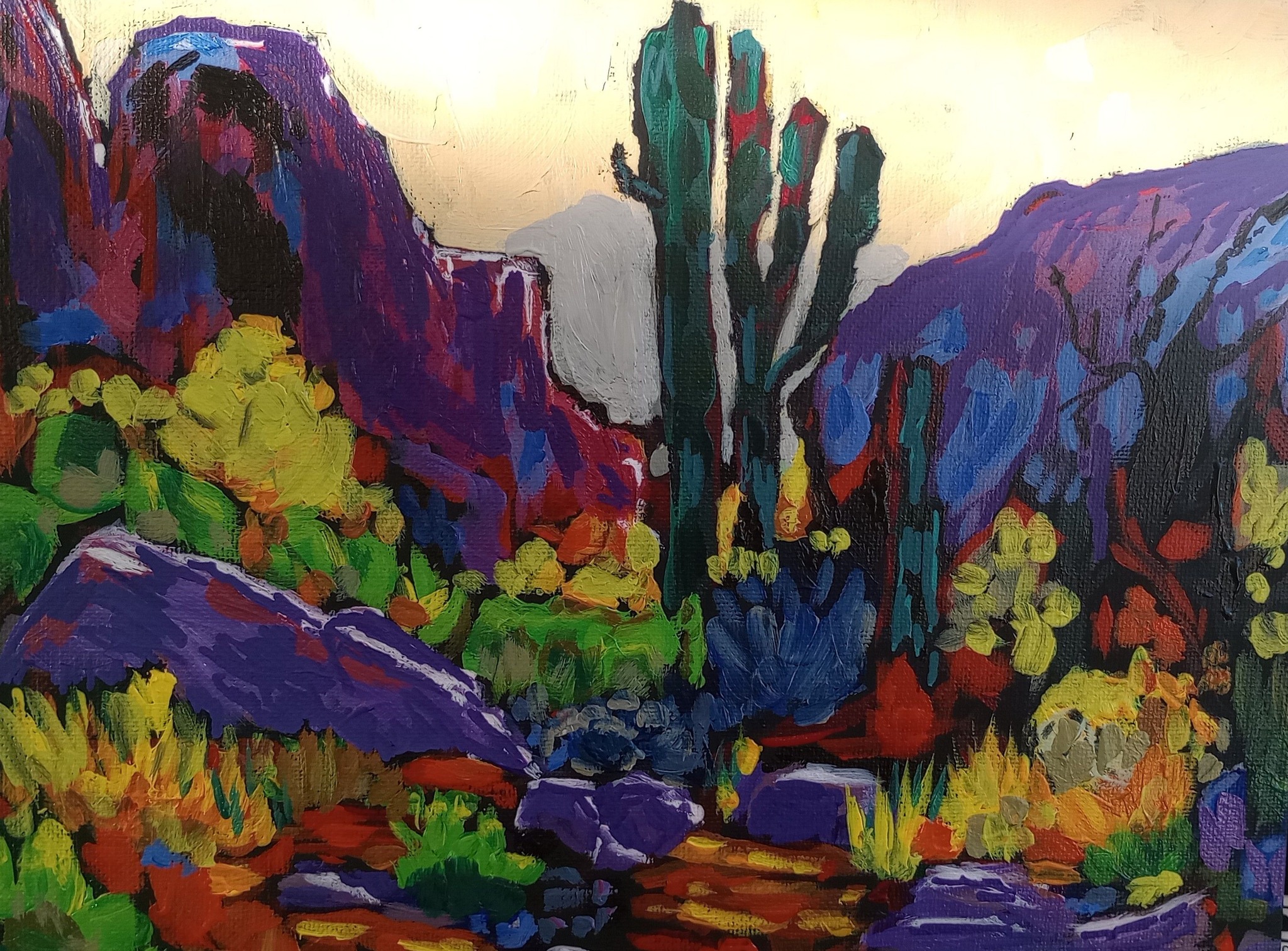 Abstract painting by Kori Alexander